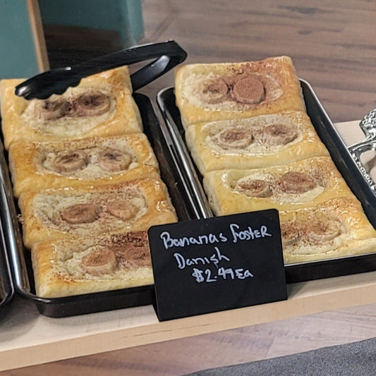 Bananas Foster Cream Cheese Danish
