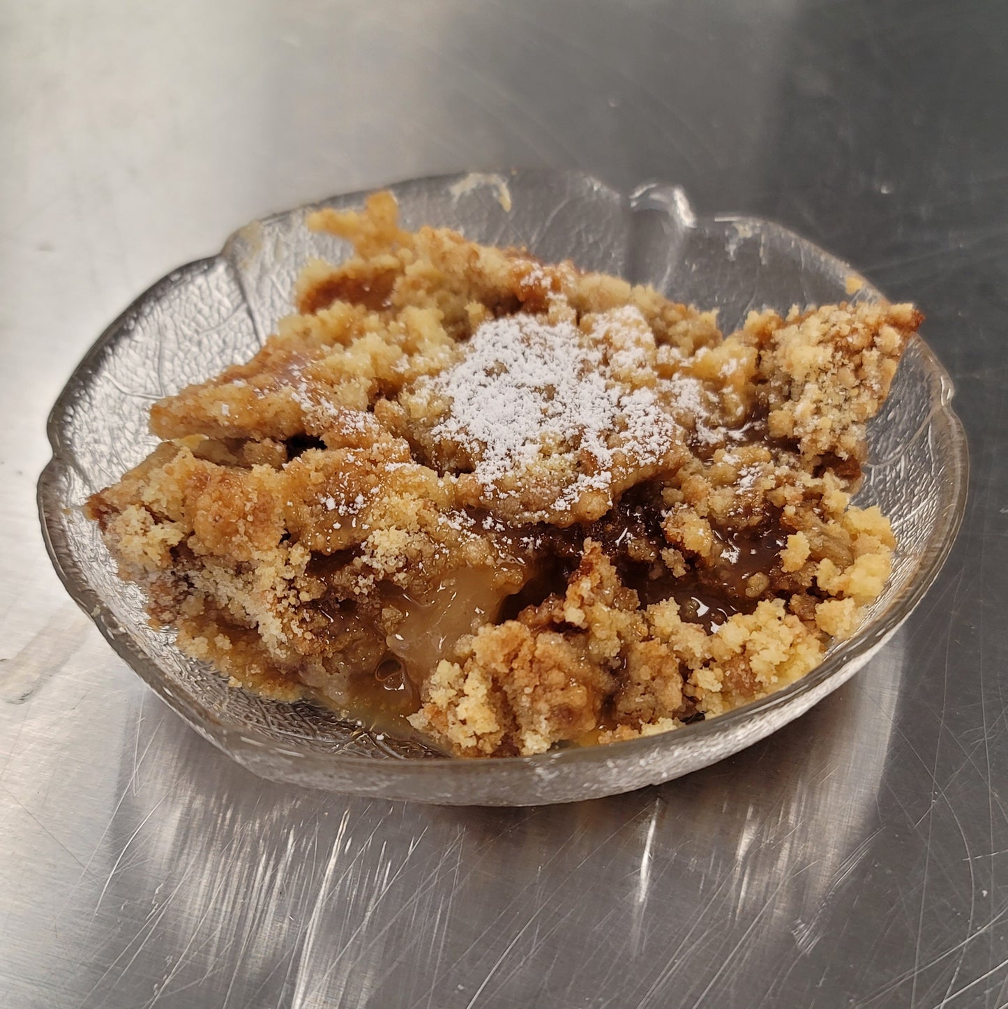 Caramel Apple Crisp